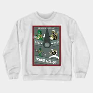 Green VS White - Face Off Crewneck Sweatshirt